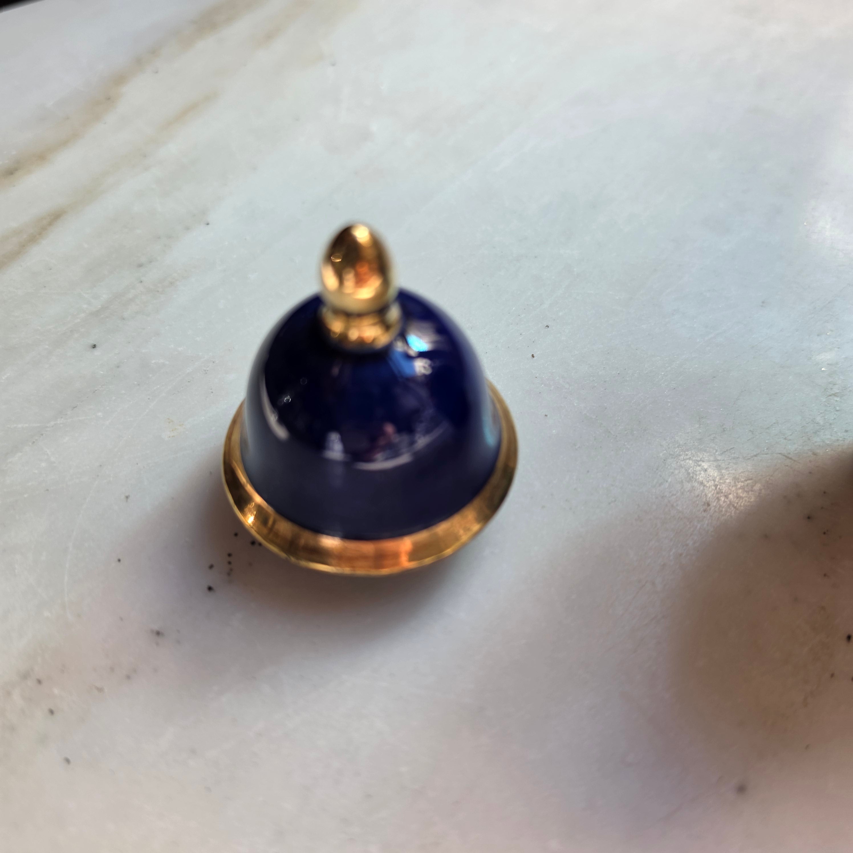 KPM Bavaria Royal – Eleganter Miniatur-Deckelkrug / Deckeldose aus Echt Kobalt & Gold