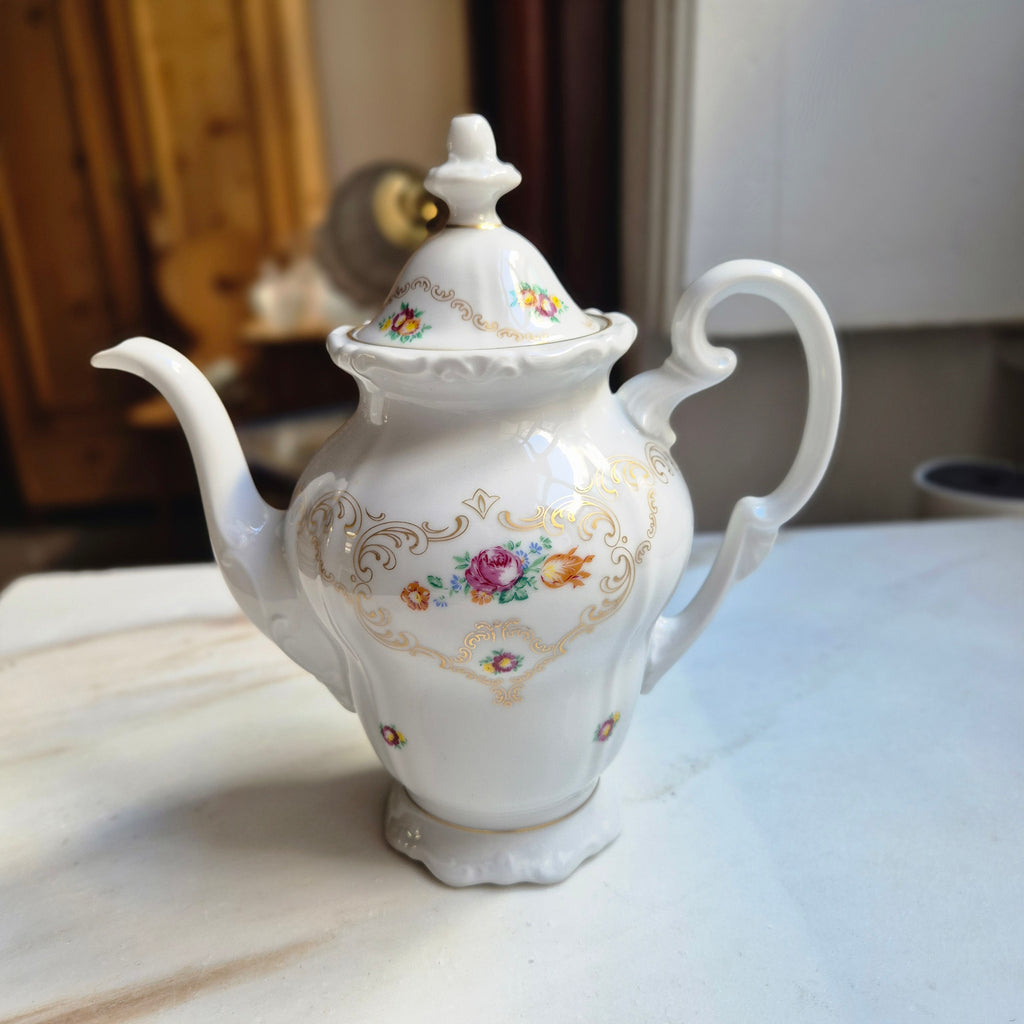 Vintage Porzellan Kaffe-oder Teekanne von Weimar