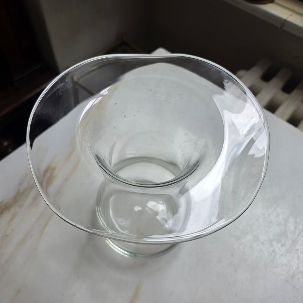 Vintage Nachtmann Glasvase mit gewelltem Rand – Zeitlose Eleganz!