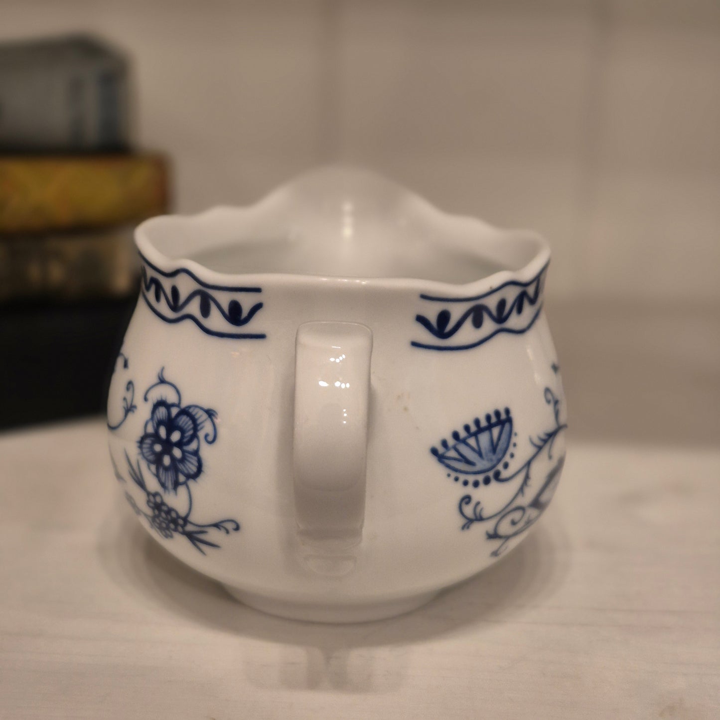 Triptis Porzellan Germany Zwiebelmuster Kännchen Sahnekännchen Milchkännchen