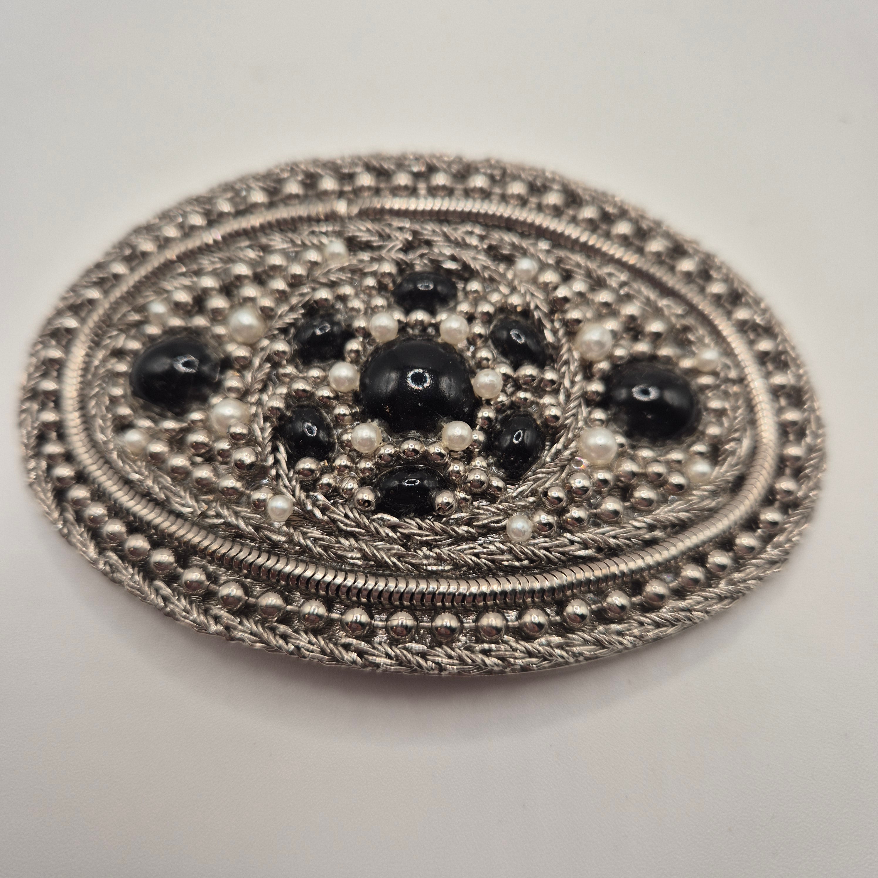 Vintage Gürtelschnalle Trachtenschnalle Taillengürtel 80er Jahre Handmade grün silber schwarz gold braun