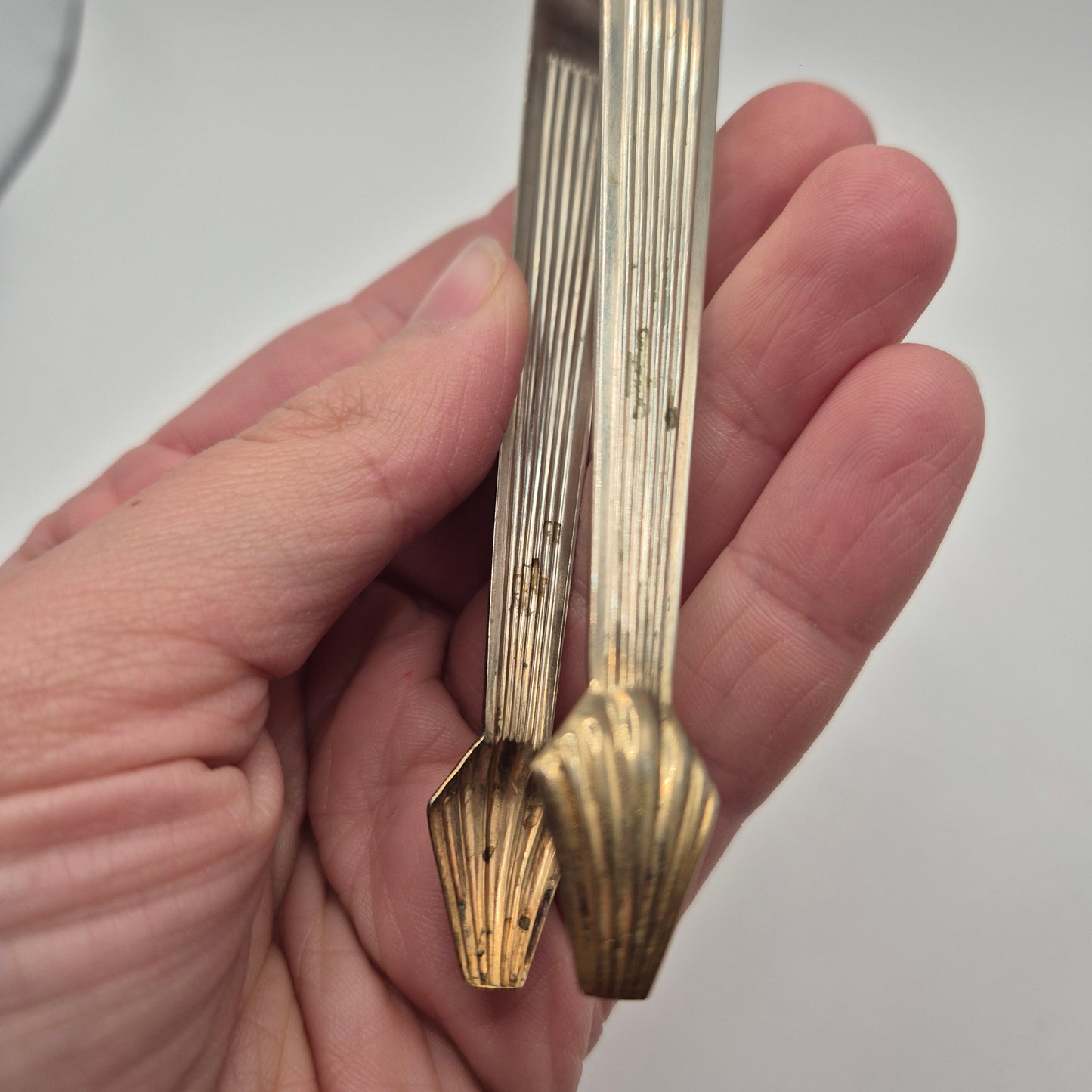 Alte Vintage 30er Jahre Zuckerzange