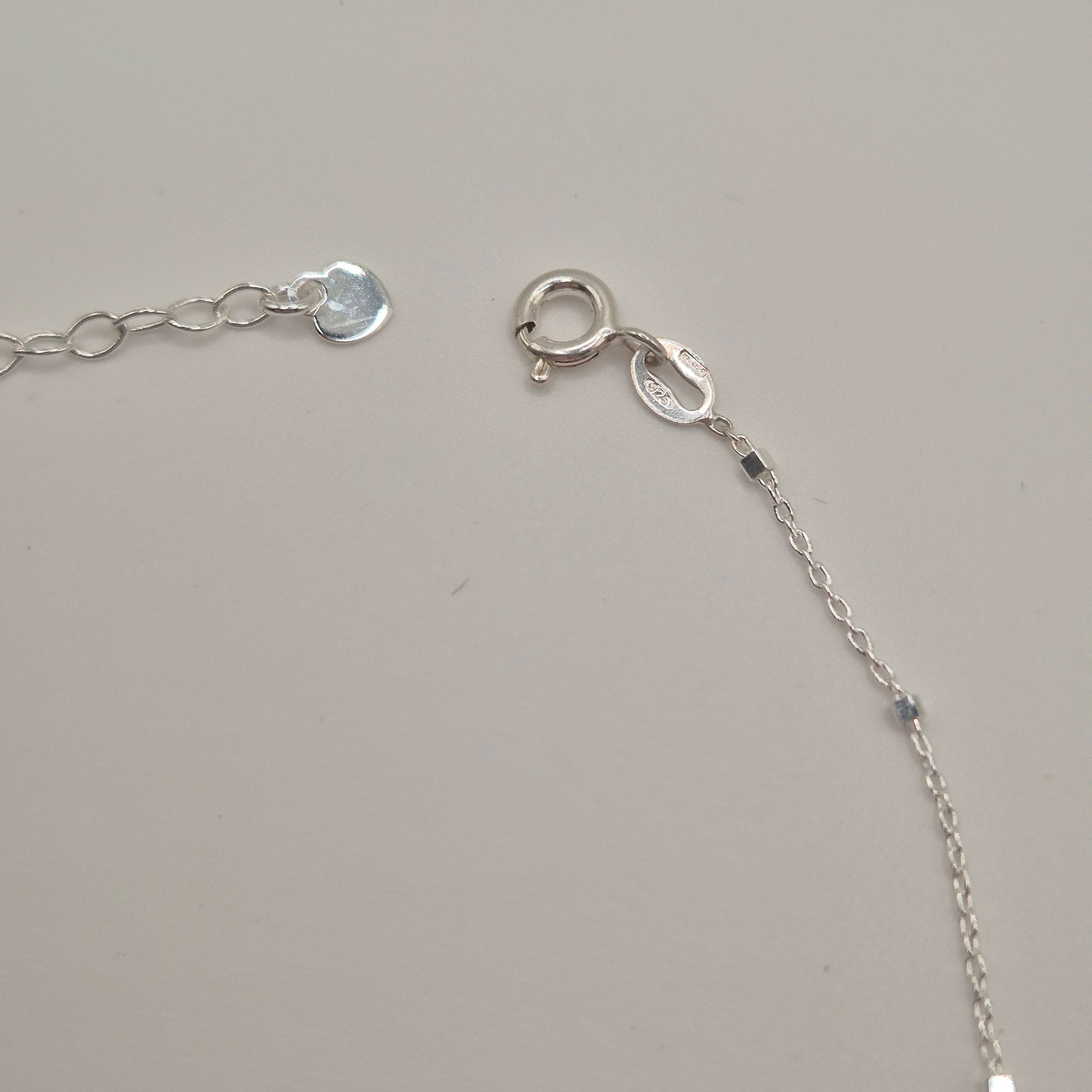 Zartes Fußkettchen Silber 925 Liebesglück