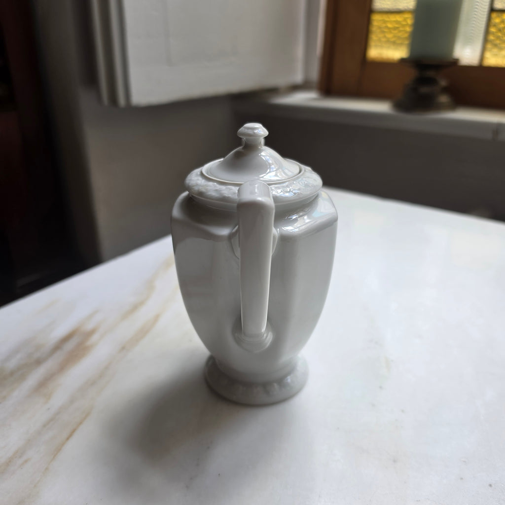 Vintage Rosenthal kleine Mokkakanne „Maria Weiß“ – Klassiker aus Porzellan