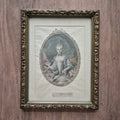 Antiker Farbstich „Madame Adélaïde de France“ – Radierung von G. Mercier (gerahmt)