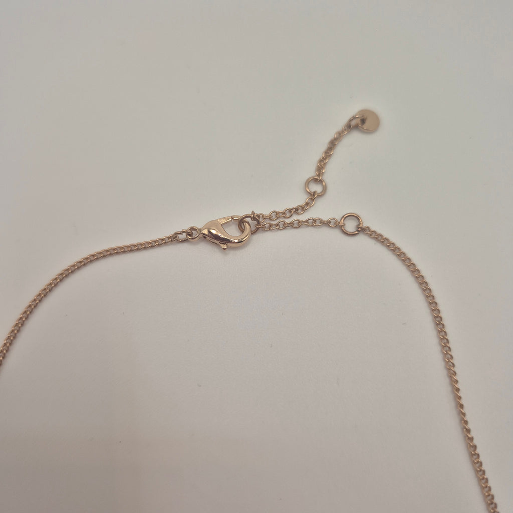 Elegante Gliederkette mit Perlen-Akzenten (Gold-Optik)