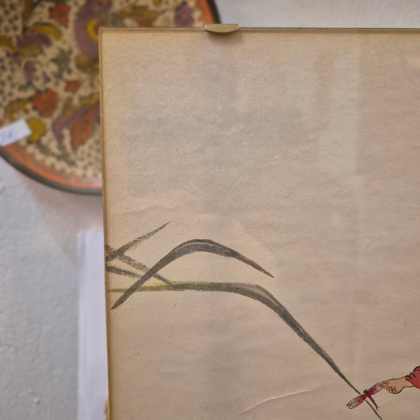Antike chinesische Tuschemalerei mit spielenden Kindern - Stil von Qi Baishi