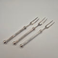 Art Deco Stil - Edles 3er-Set Serviergabeln / Aufschnittgabeln