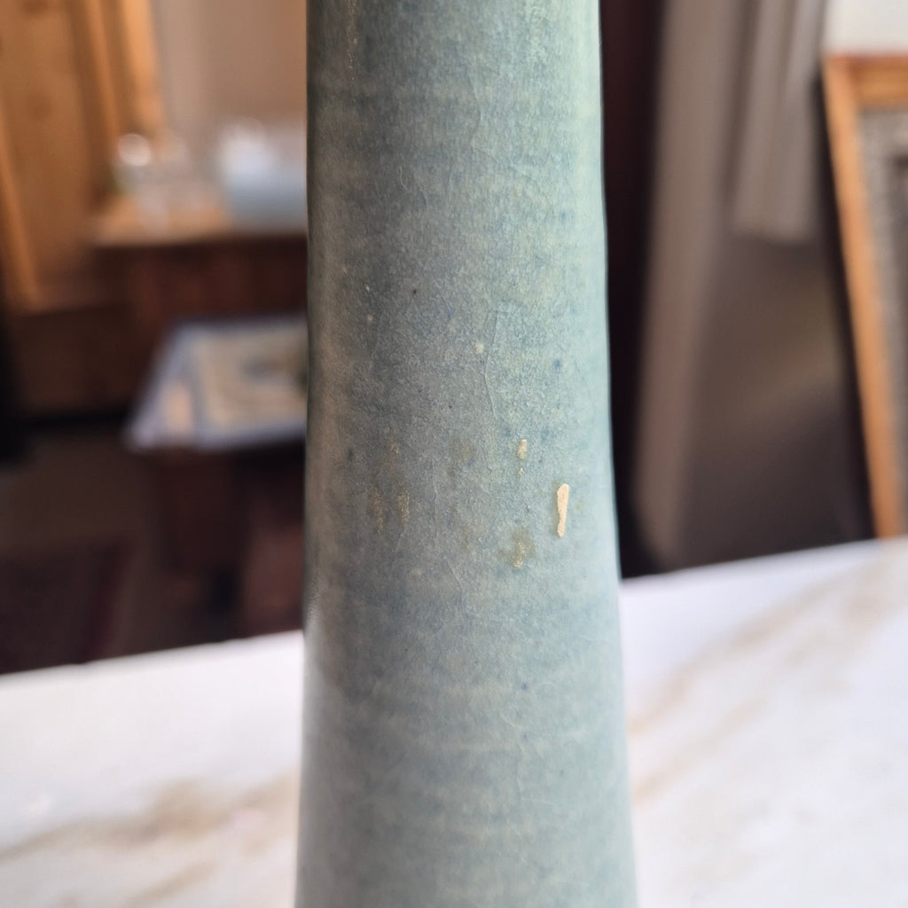 Vintage 80er Jahre Kerzenhalter aus Keramik - mit Signatur
