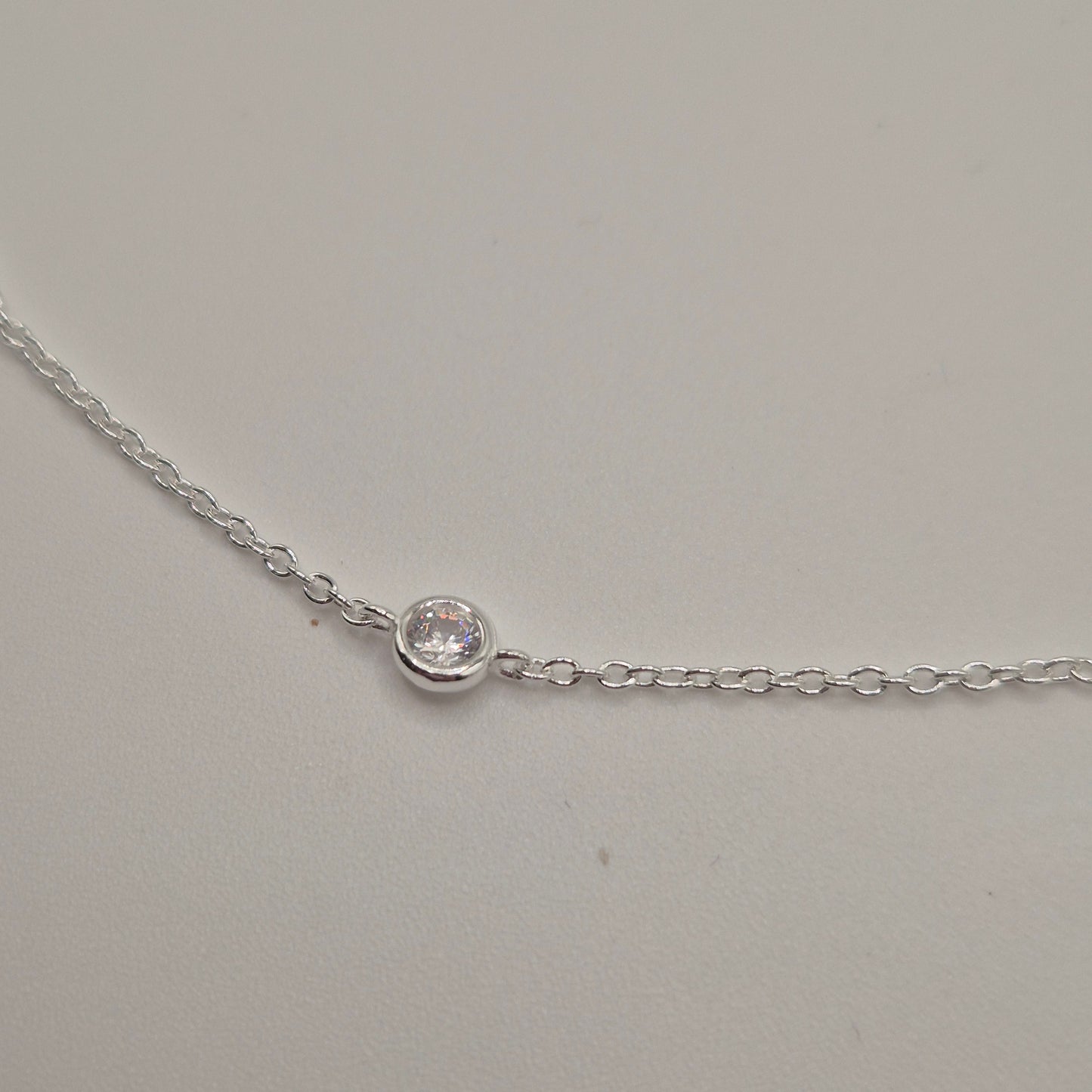 Zartes Fußkettchen Silber 925 Sterne