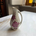 Vintage Mini Porzellan Kännchen – Unterweißbach Thüringen - Blumendekor & Goldrand