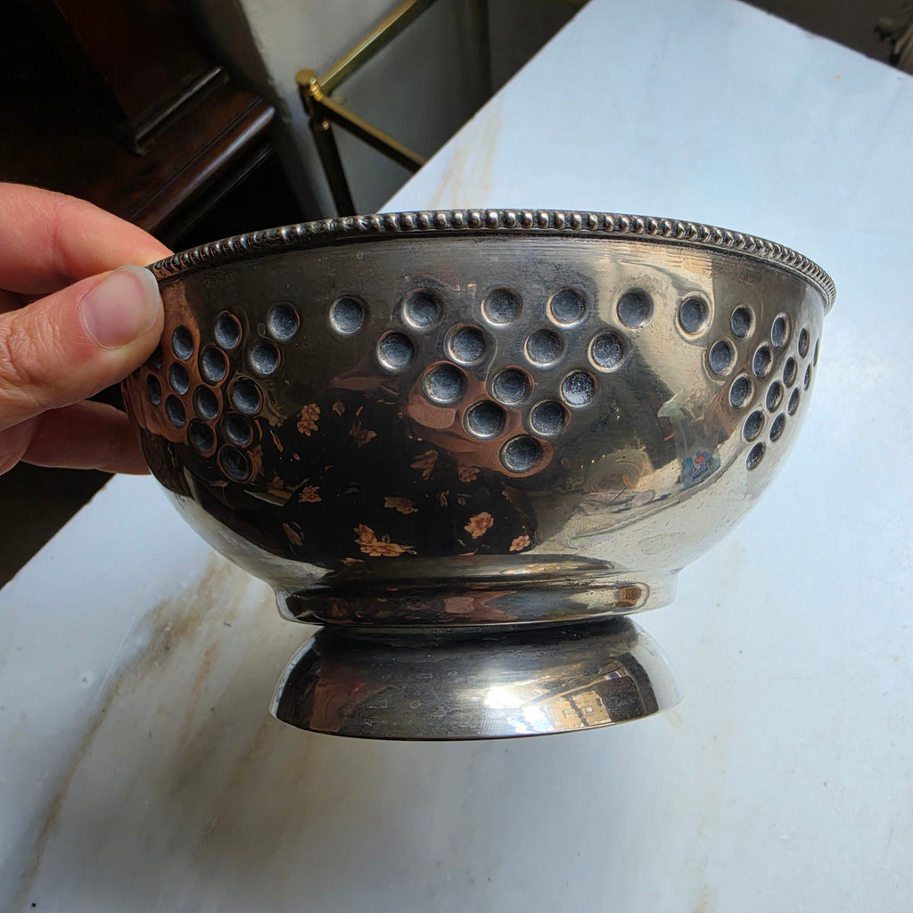 Vintage Metall Schale oder Eiskübel - 40er Jahre