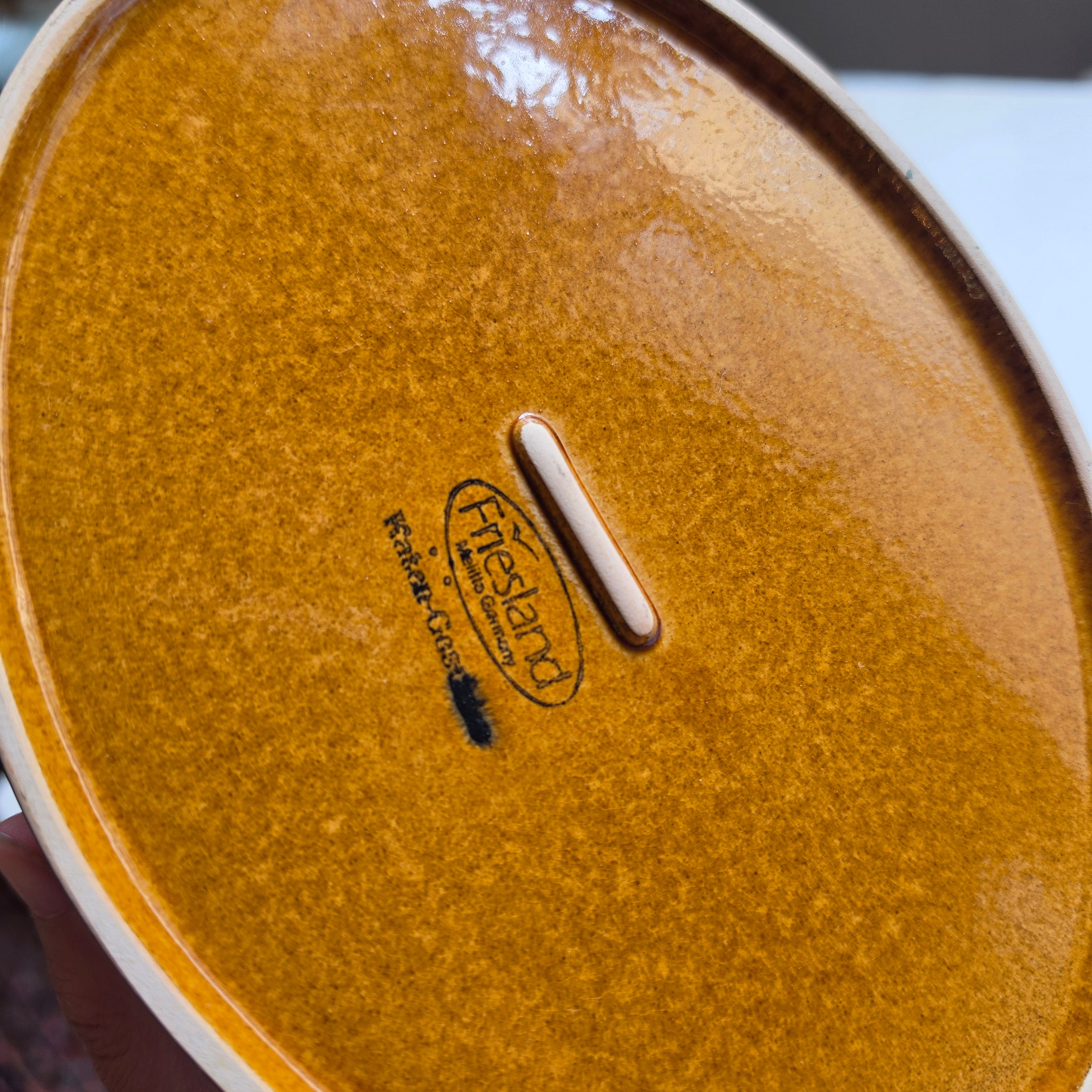 Vintage Friesland Melitta Keramik Auflaufform mit Deckel – Braun / Keramik-Kasserolle 70er Jahre