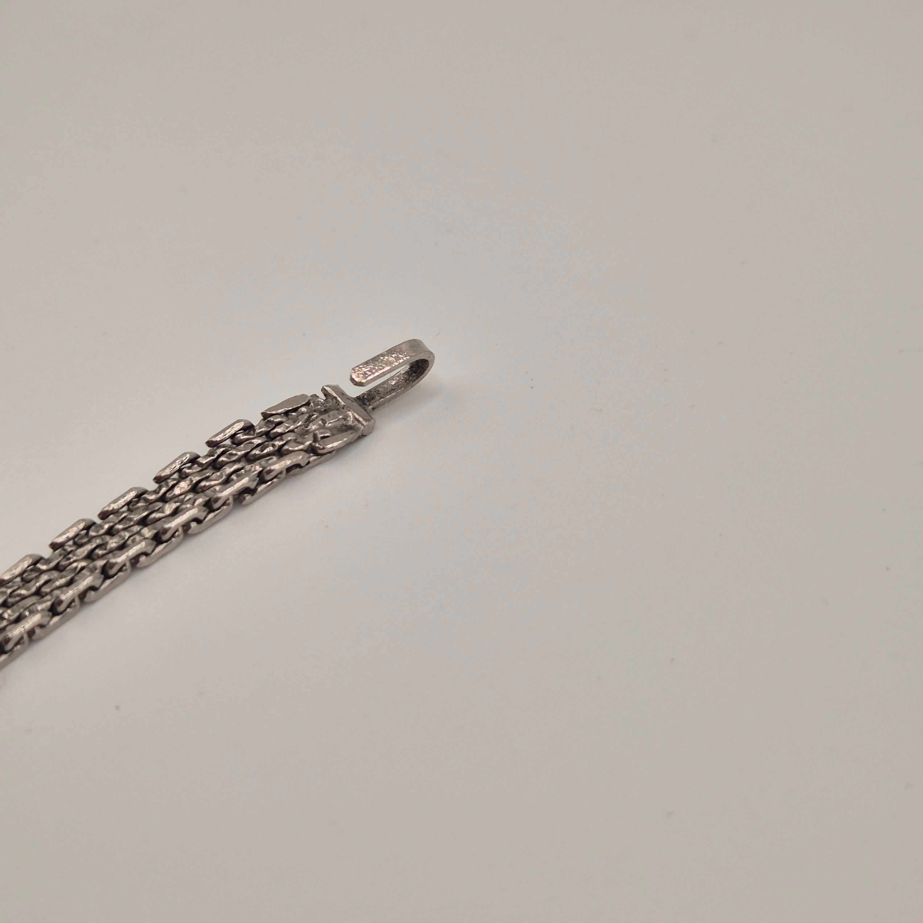 Elegante Vintage Herz-Halskette – Funkelnder Glamour in Silber
