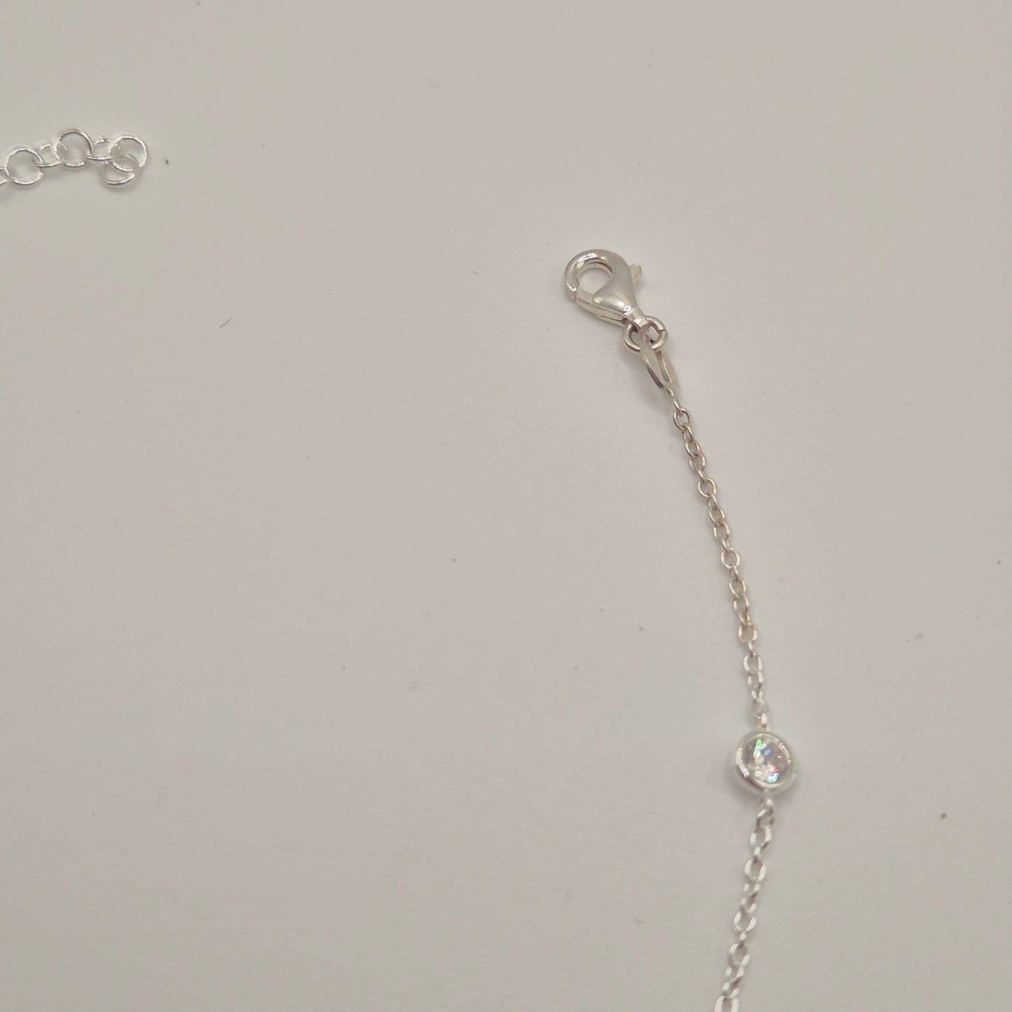 Zartes Fußkettchen Silber 925 Kleeblatt Glück