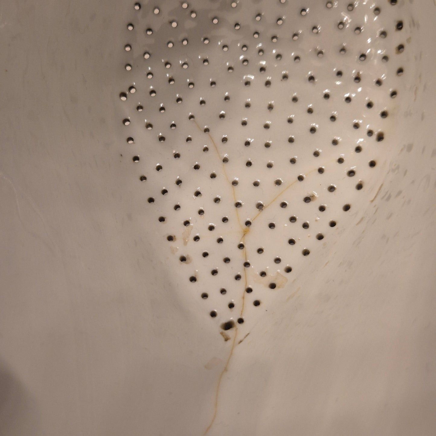 Antikes Sieb Porzellan Wandsieb Zwiebelmuster blau weiß