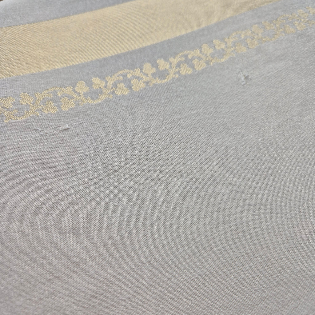 Vintage Tischdecke Pastellgelb 100x120cm Landhaus French