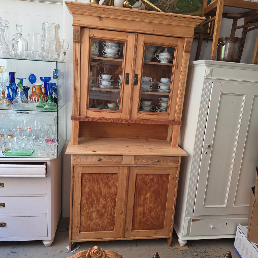 Antikes Jugendstil Landhaus Küchenbuffet Alt Vollholz Kiefernholz aufgearbeitet