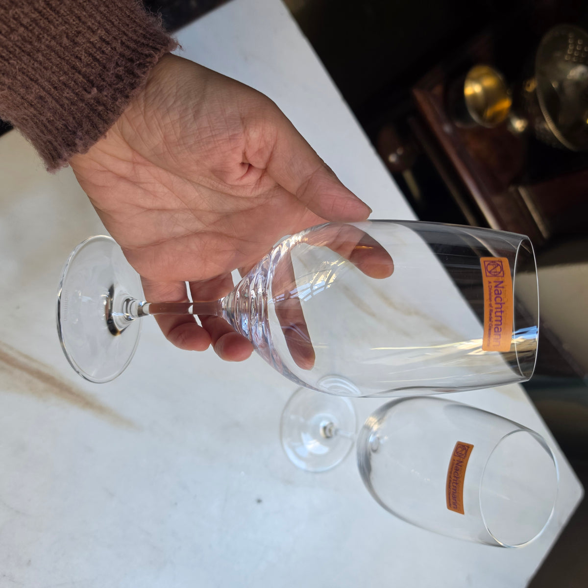 Nachtmann Kristallgläser 2er-Set – Elegante Weingläser / Weissweingläser (A Division of Riedel Glassworks)