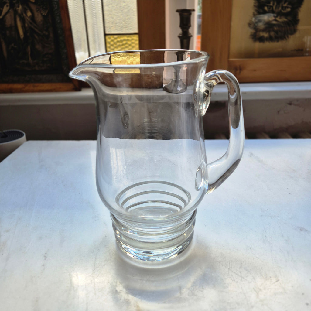 Vintage Glaskrug für Wasser oder Saft