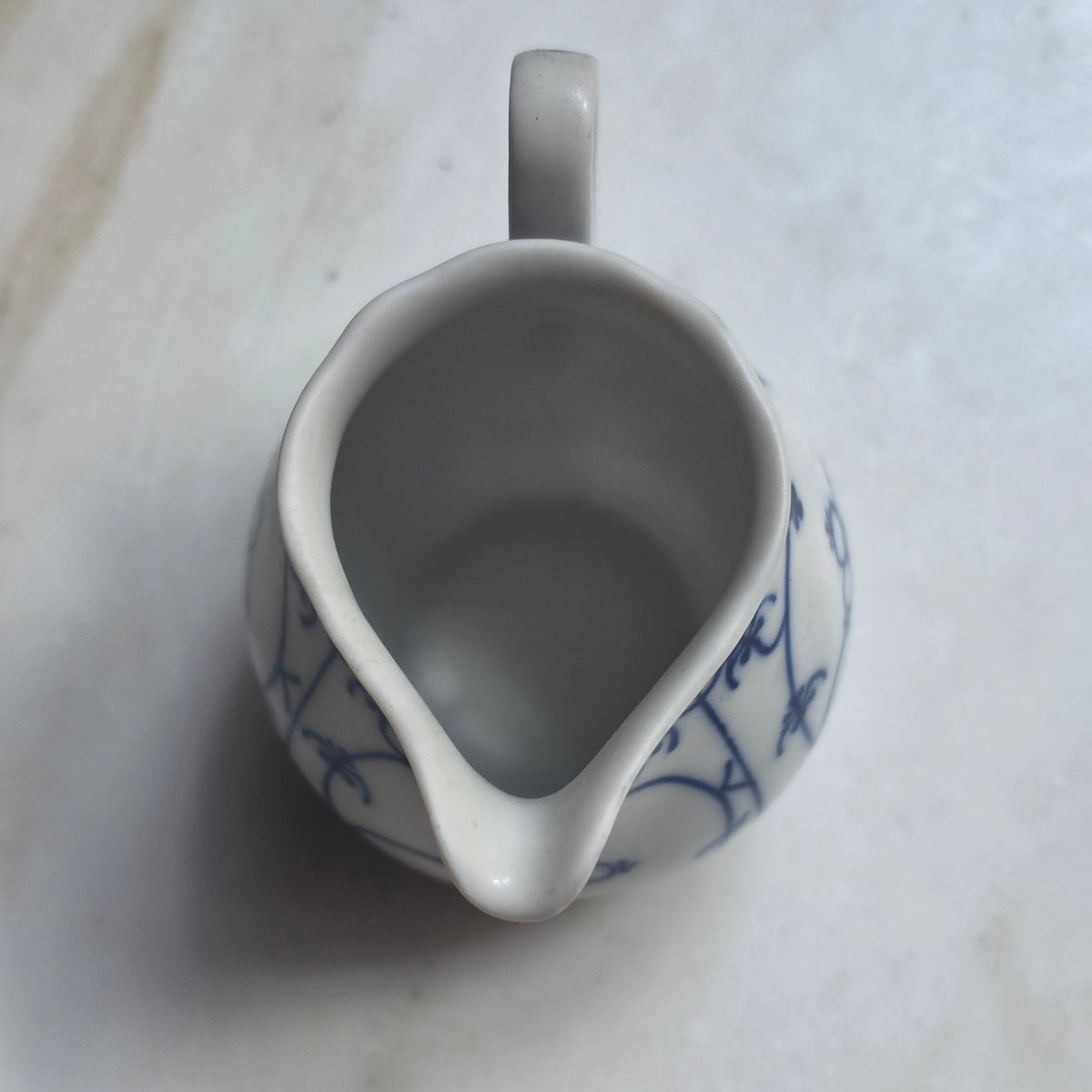 Vintage Winterling Porzellan-Milchkännchen – Blaues Zwiebelmuster - Indisch Blau