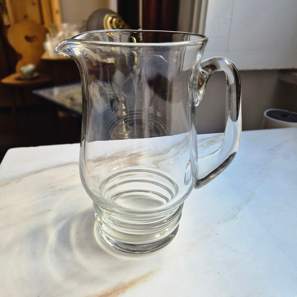 Vintage Glaskrug für Wasser oder Saft