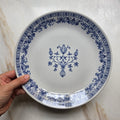 Vintage Kahla Porzellan-Teller - Klassisches Zwiebelmuster Blau-Weiß - Made in GDR / DDR