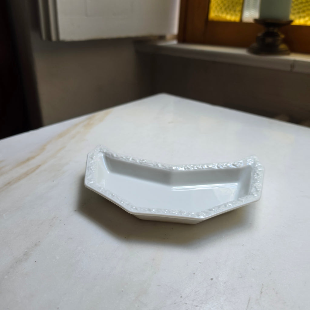 Rosenthal „Maria Weiss“ – Halbmondschale / Beilagenschale (Porzellan)