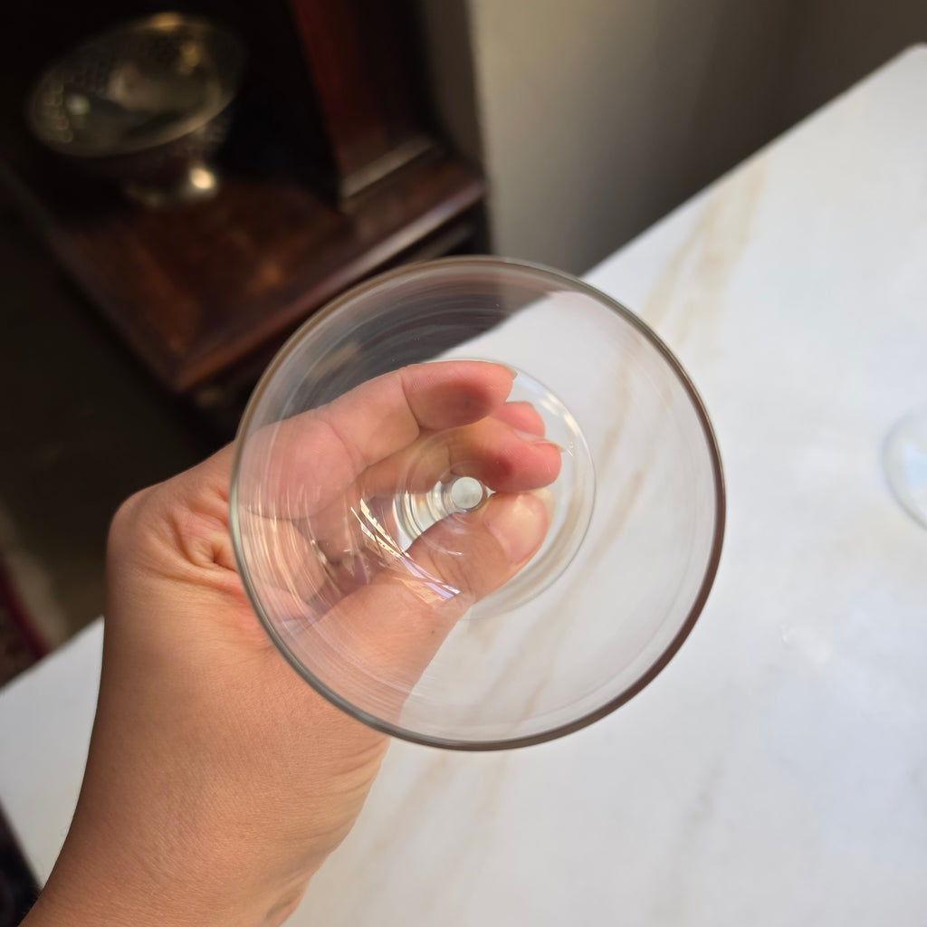 Elegantes 2er-Set Vintage Weingläser Südweingläser – Zeitlose Eleganz aus Klarglas