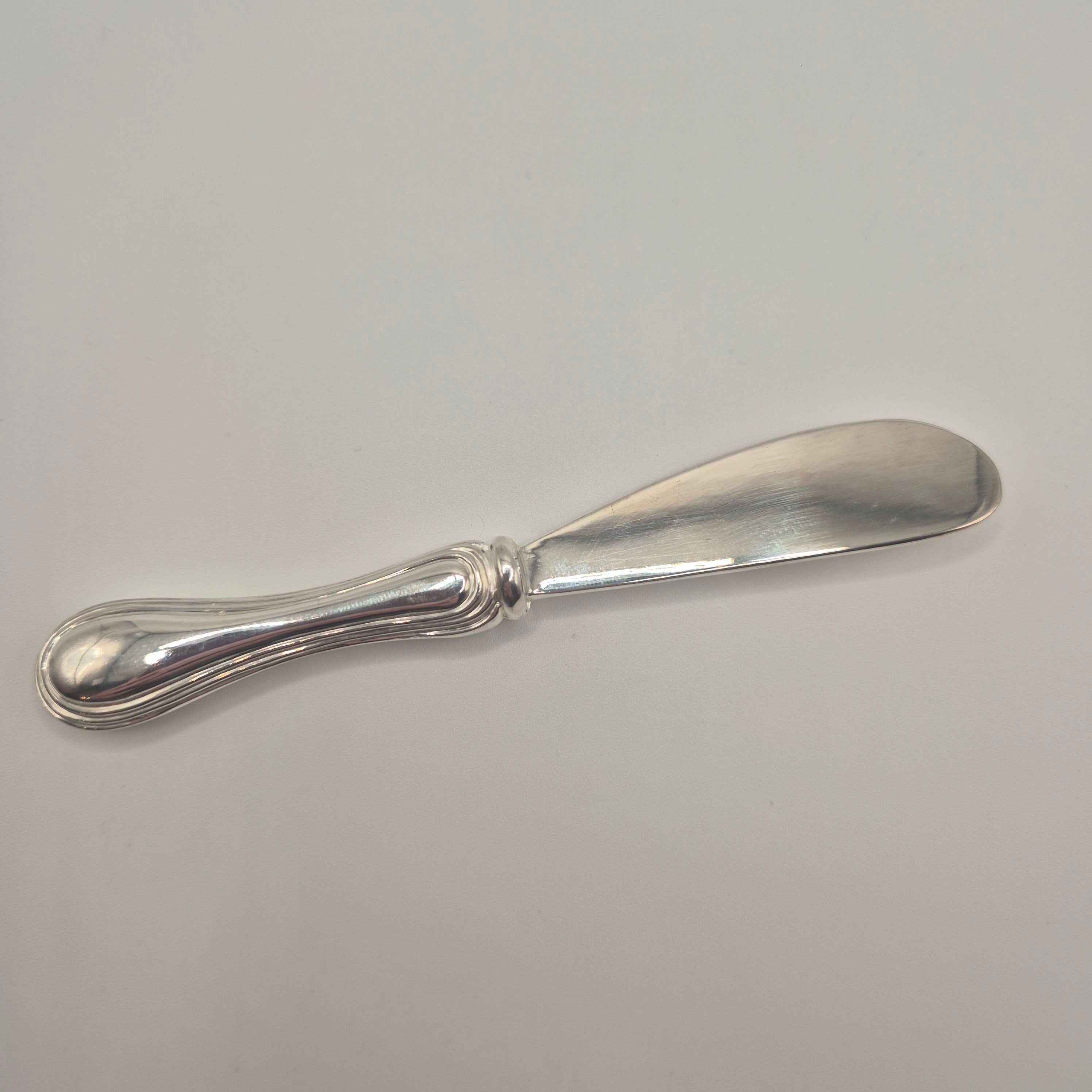 Klassisches Vintage Buttermesser – Versilbert / Hochglanz