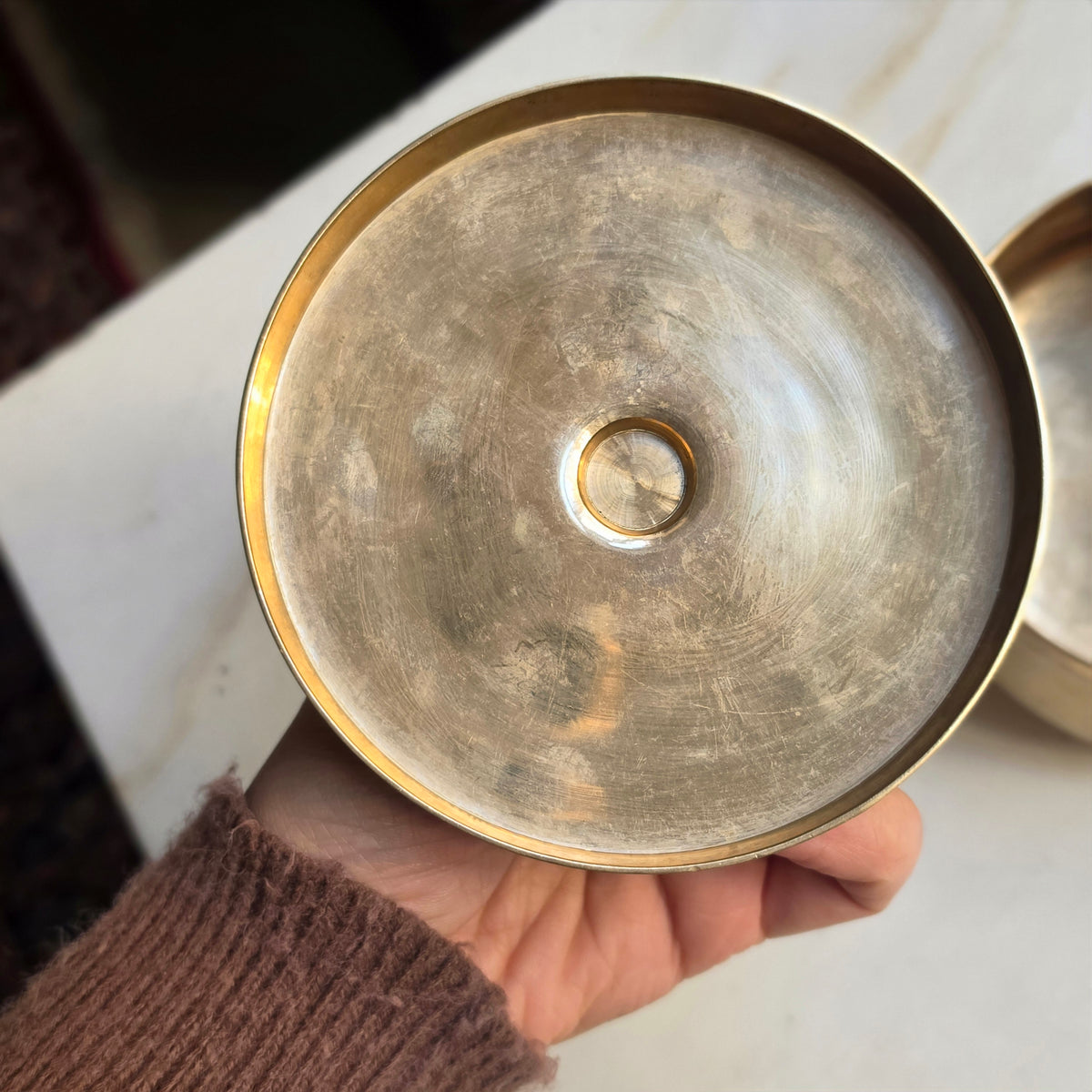Edle Messingdose mit Deckel – Elegante Aufbewahrung & Dekoration im Vintage-Stil
