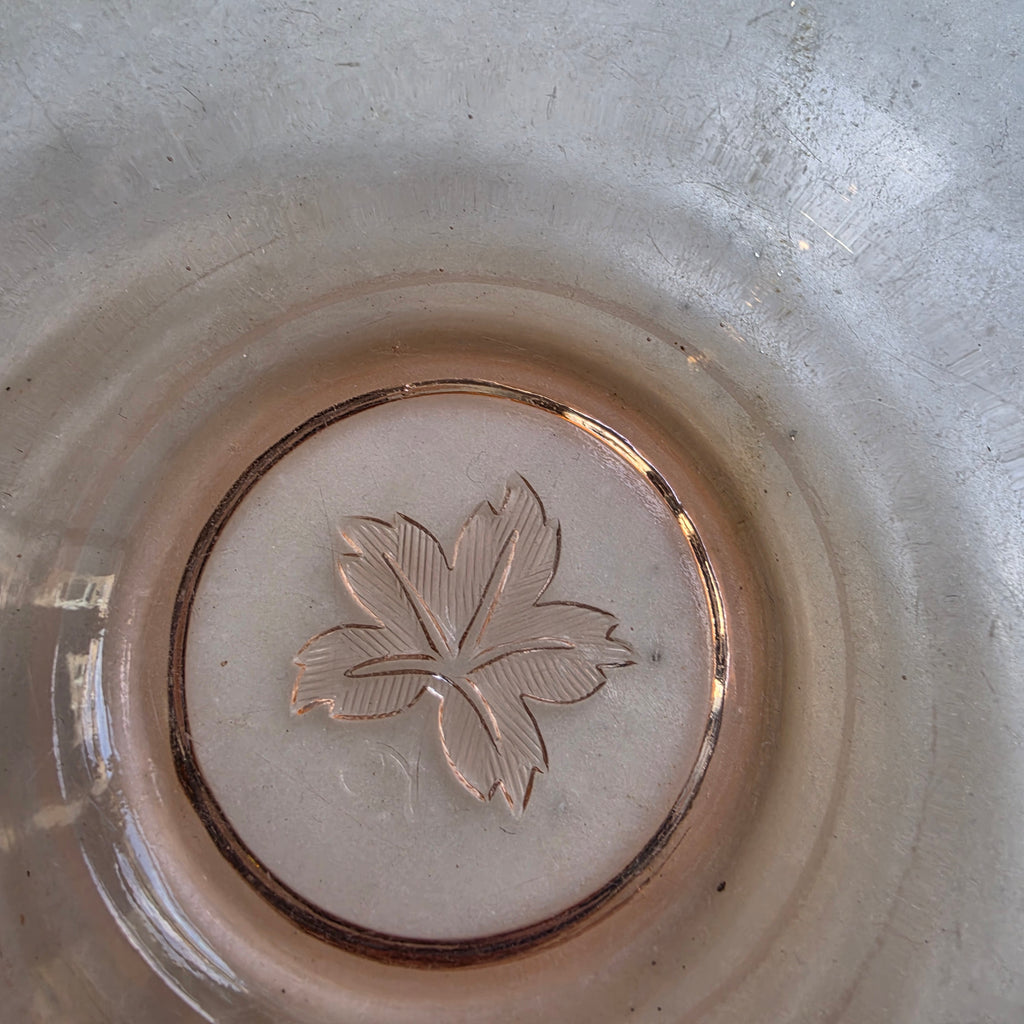 Rosalin Glasschale - im Art-Déco-Stil - Schälchen