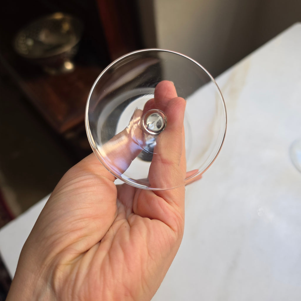 Elegantes 2er-Set Vintage Weingläser Südweingläser – Zeitlose Eleganz aus Klarglas