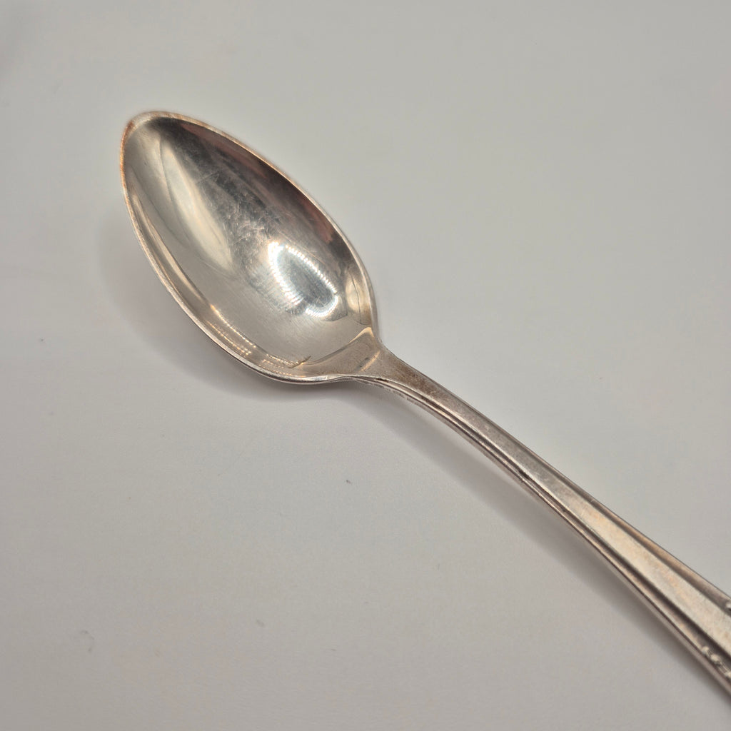6x Jugendstil Teelöffel versilbert 90er Auflage