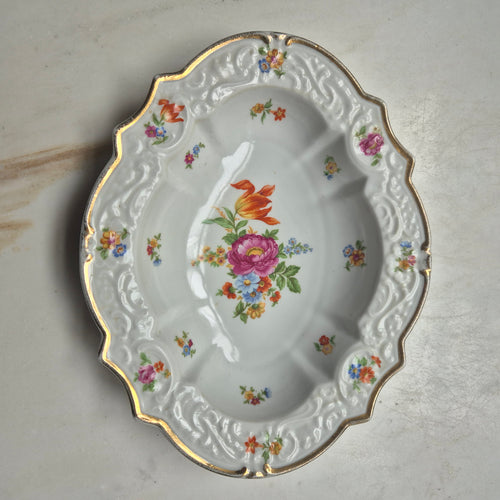 Antike Bavaria Schuhmann - Porzellan  Schale - Prunkschale - Servierschale