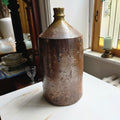 Alte Steingut-Flasche - Vase (groß) - Uriges Tongefäß mit toller Glasur