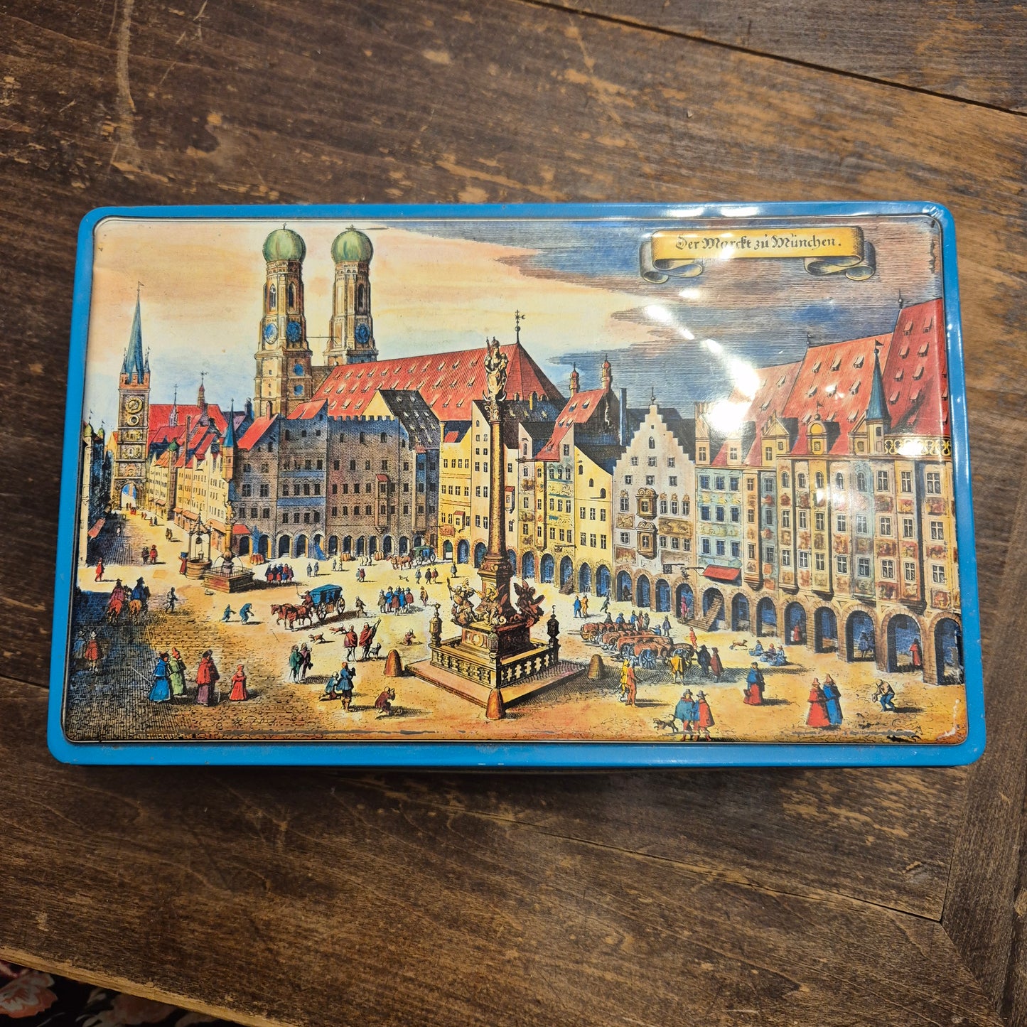 Alte Vintage Blechdose Teehaus Ronnefeldt Der Markt in München
