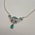 Prachtvolles Vintage-Collier – Smaragdgrüne Eleganz im Royal-Stil