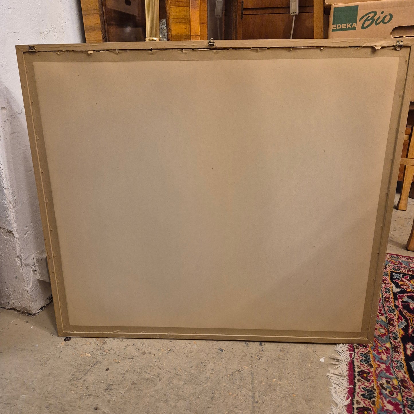 Gerahmter Kunstdruck des historischen Berlin-Stadtplans nach Matthäus Seutter