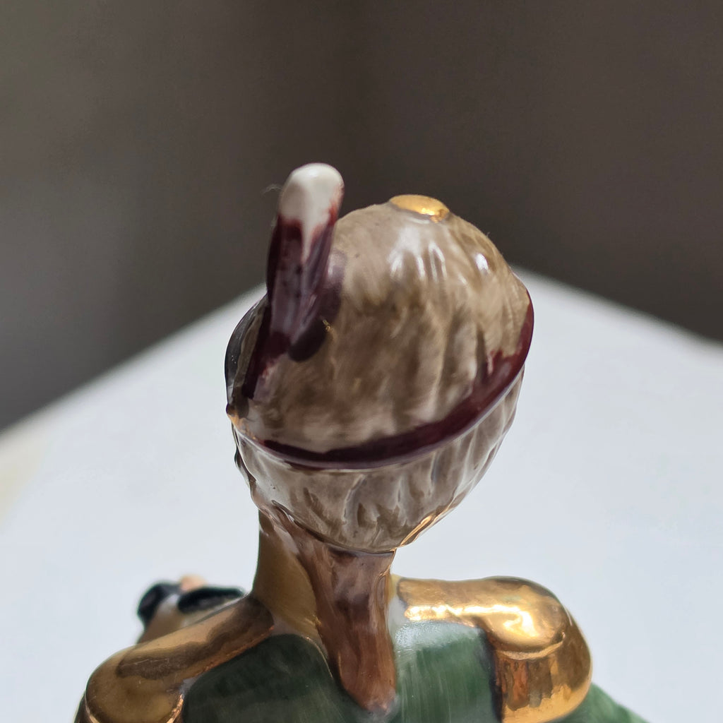 Sammelfigur Porzellan: „Soldat d'Infanterie“ – Offizier mit Pfeife & Säbel