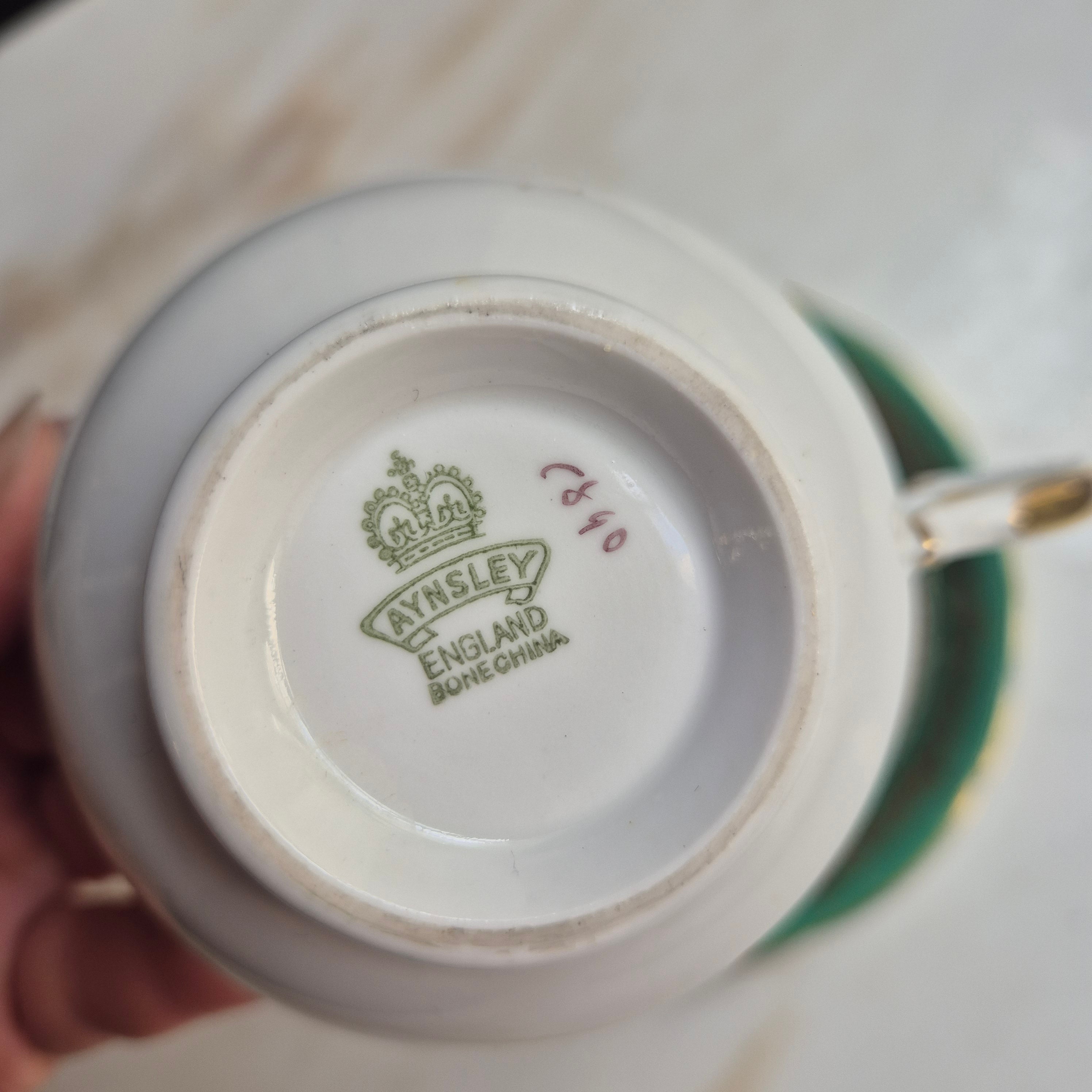 Aynsley England - Teetasse - Kaffeetasse - Sammeltasse