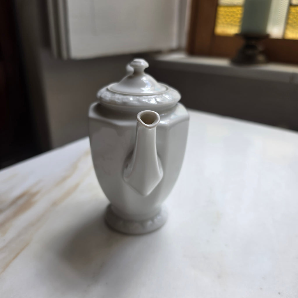 Vintage Rosenthal kleine Mokkakanne „Maria Weiß“ – Klassiker aus Porzellan