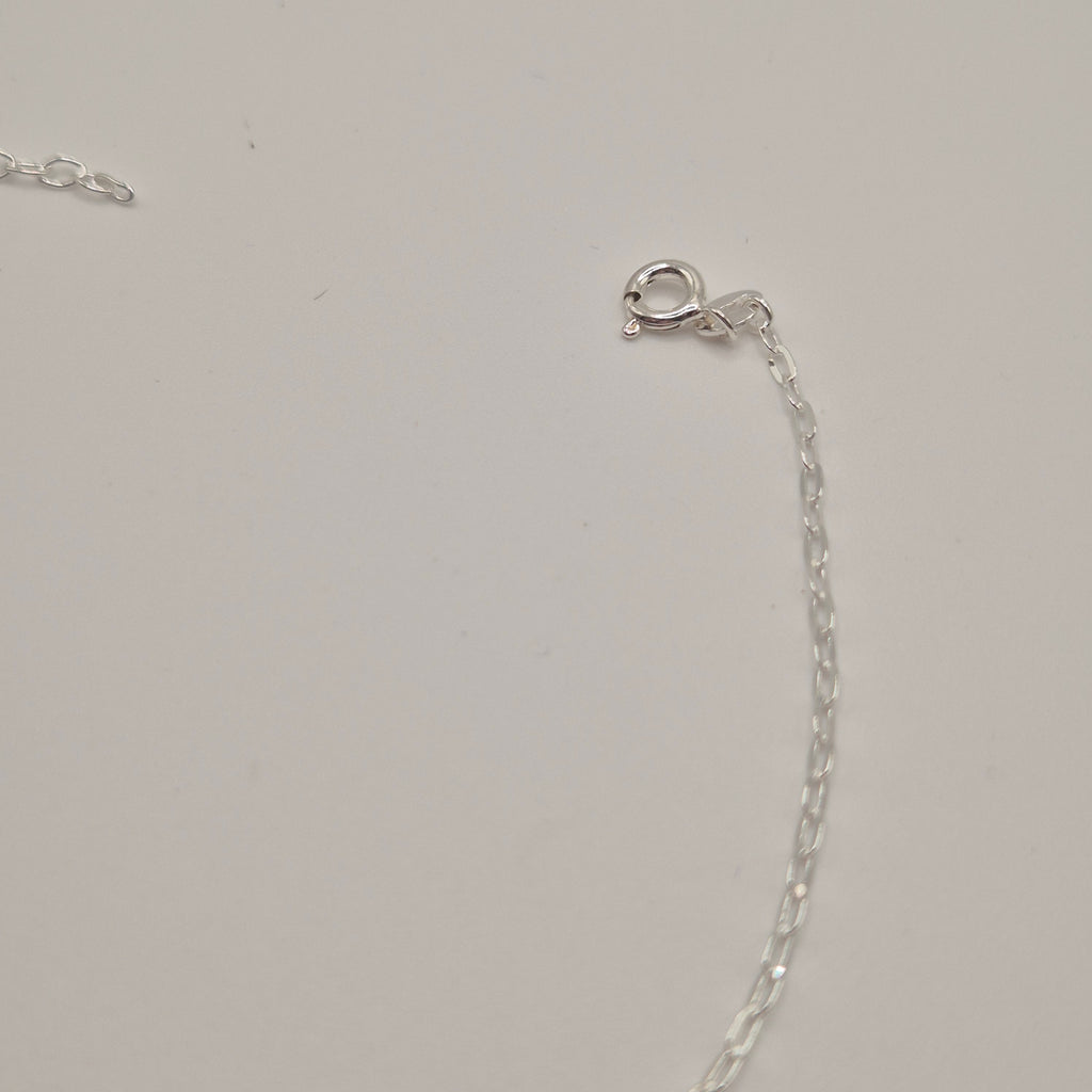 Zartes Fußkettchen Silber 925 Herz