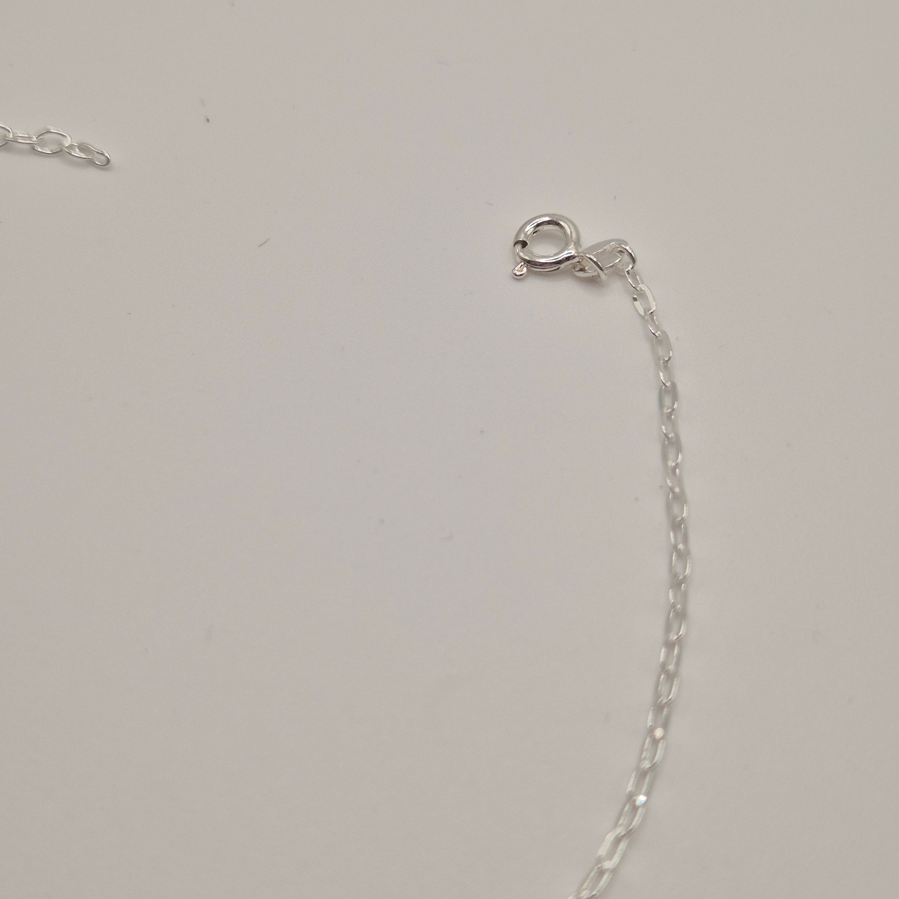 Zartes Fußkettchen Silber 925 Herz