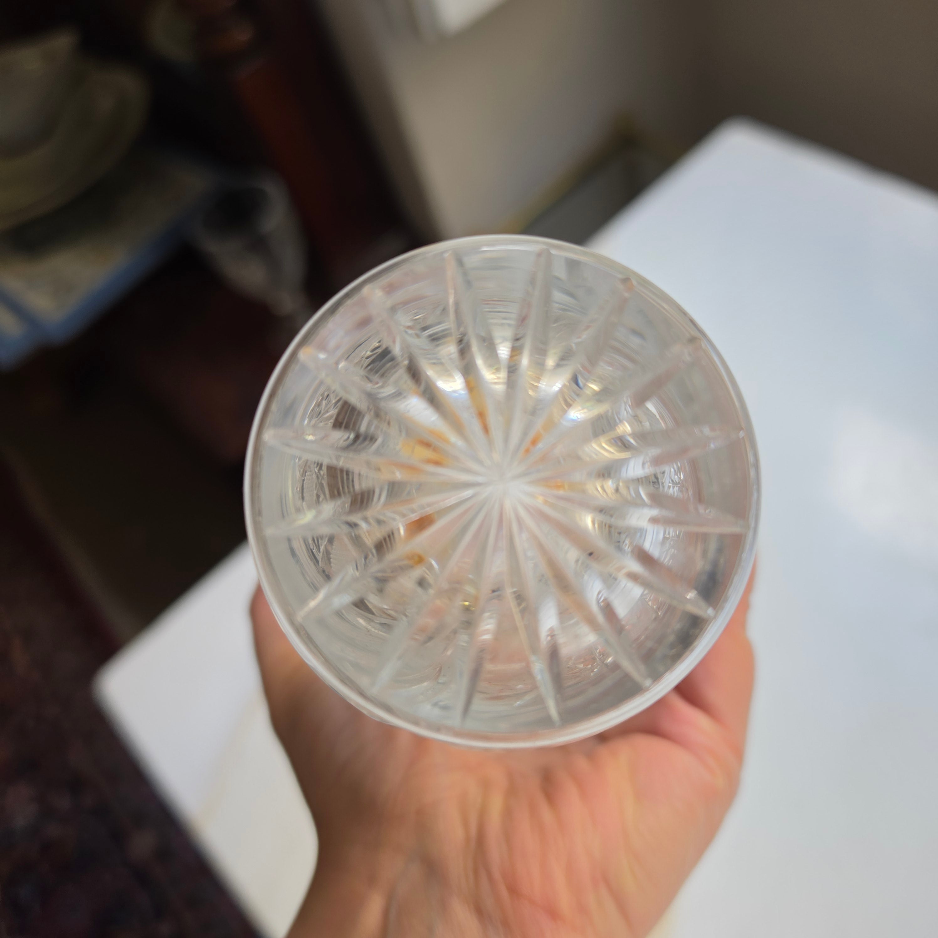 Handgeschliffene Kristall Vase - Rossi Czech Glass