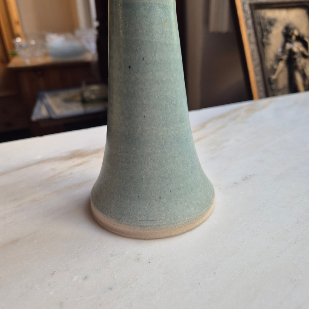 Vintage 80er Jahre Kerzenhalter aus Keramik - mit Signatur