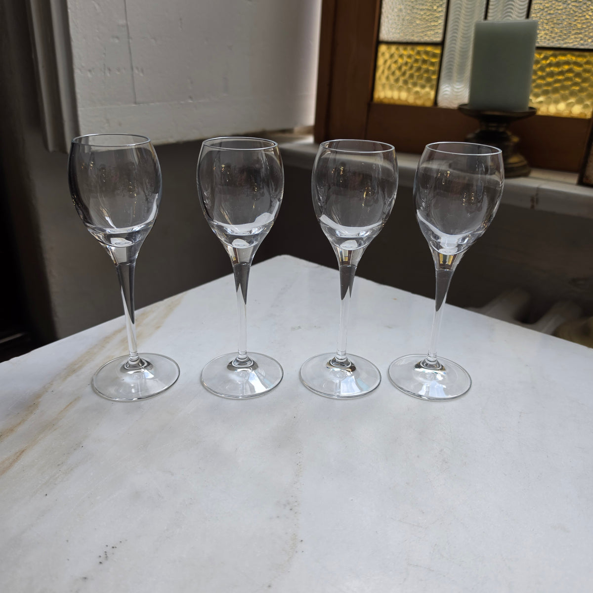 Edles 4er-Set Rosenthal Kristallgläser – Elegantes Vintage-Design für Genießer