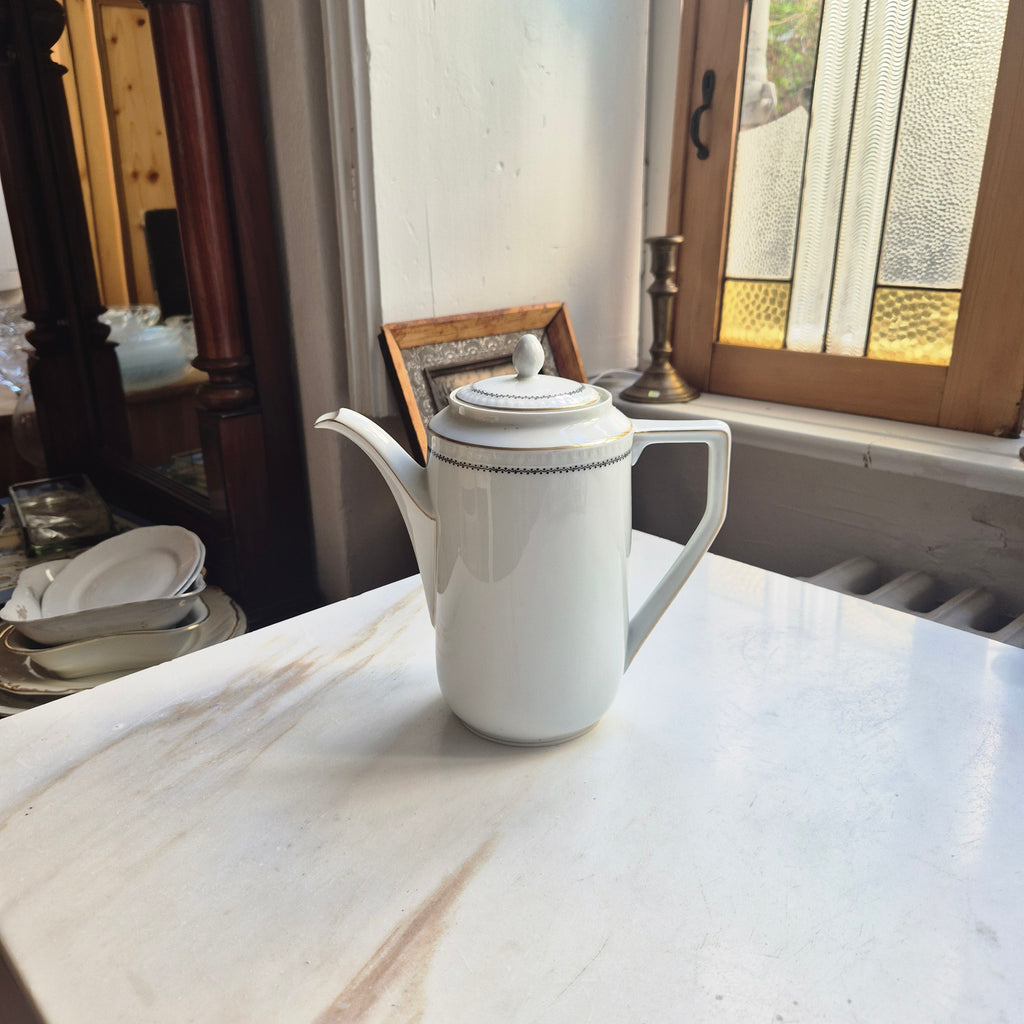 Silesia Kaffeekanne Porzellan - elegant & groß
