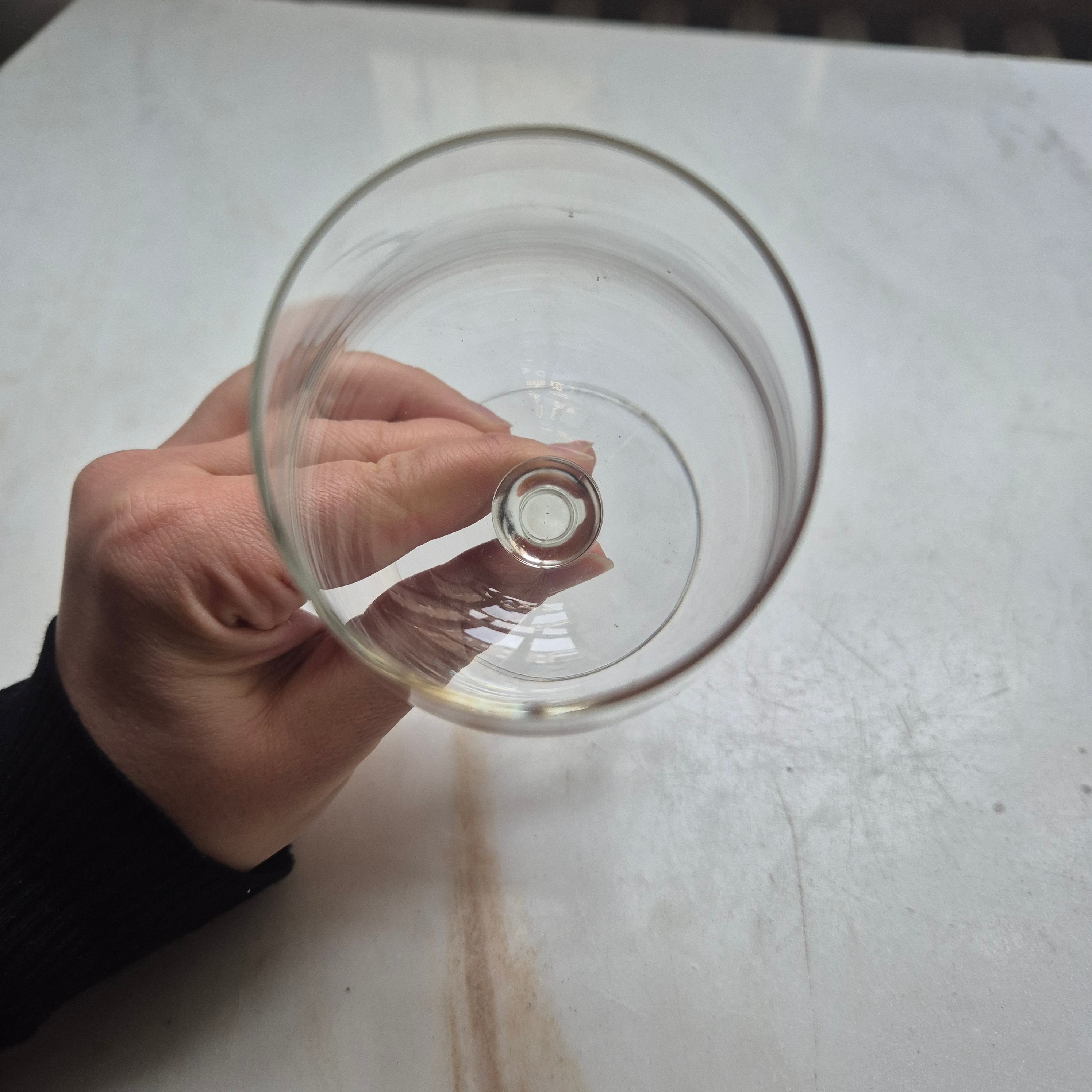 "Das Leben ist Sonnenschein, ist Trinken und Fröhlichsein." Trinkglas - Weinglas - Vintage