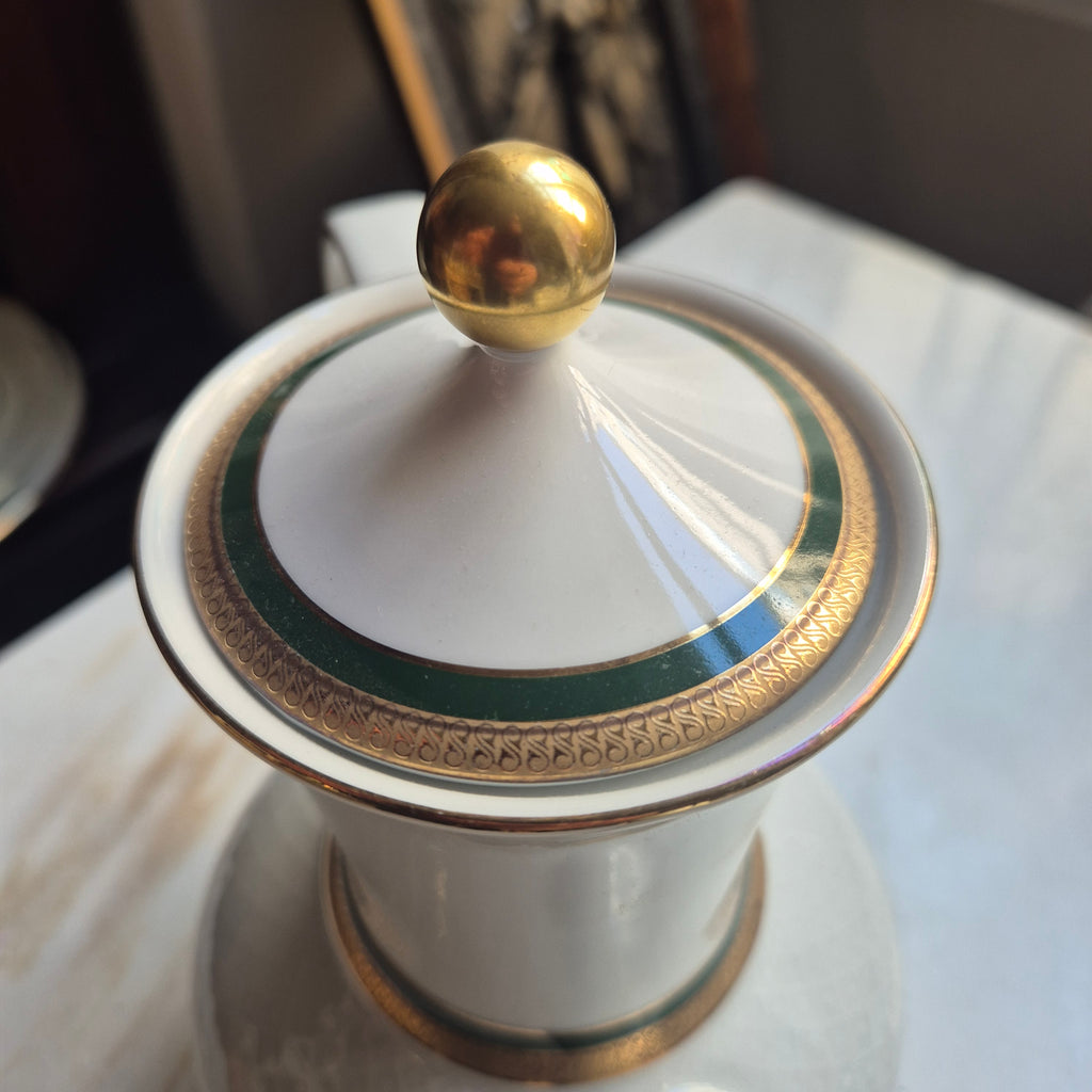 Seltmann Weiden "Annabell" - Porzellan Kaffeekanne oder Mokkakanne - mit Goldaktzenten